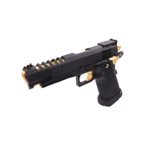 AW CUSTOM - Réplique Hi-Capa 5.1 HX2701 full gaz GBB noir et or - airsoft - répliques de poing