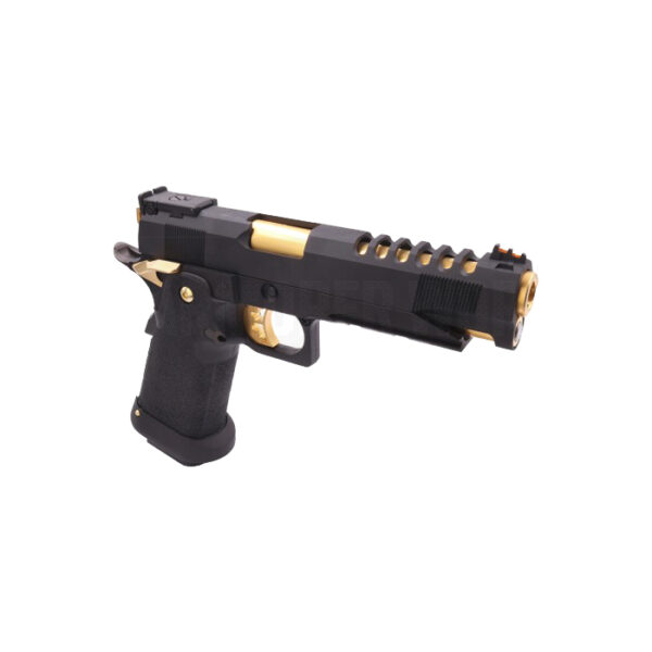 Réplique Hi-Capa 5.1 HX2701 full gaz GBB noir et or – Image 5
