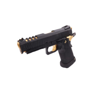 AW CUSTOM - Réplique Hi-Capa 4.3 HX2711 full gaz GBB noir et or - airsoft - répliques de poing