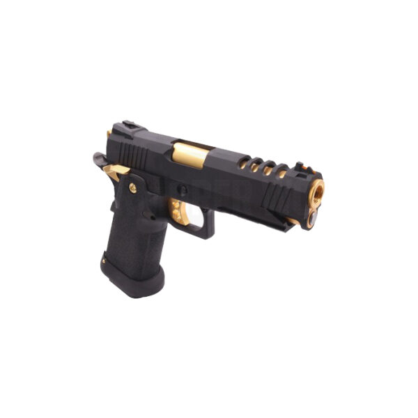 Réplique Hi-Capa 4.3 HX2711 full gaz GBB noir et or – Image 3