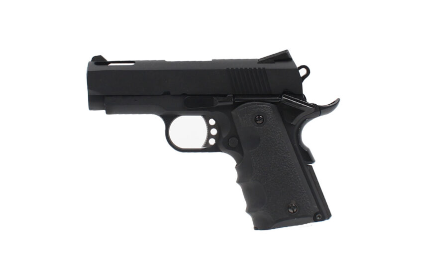 Réplique pistolet 1911 Mini noir gaz GBB - Vue principale
