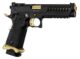 Pistolet LTX6 Black/Gold Lancer Tactical - Vue 1