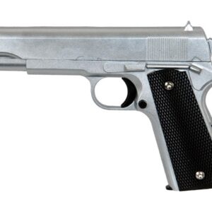 Sport Attitude - Réplique pistolet à ressort Galaxy G13S Silver full metal 0,5J - airsoft - répliques de poing