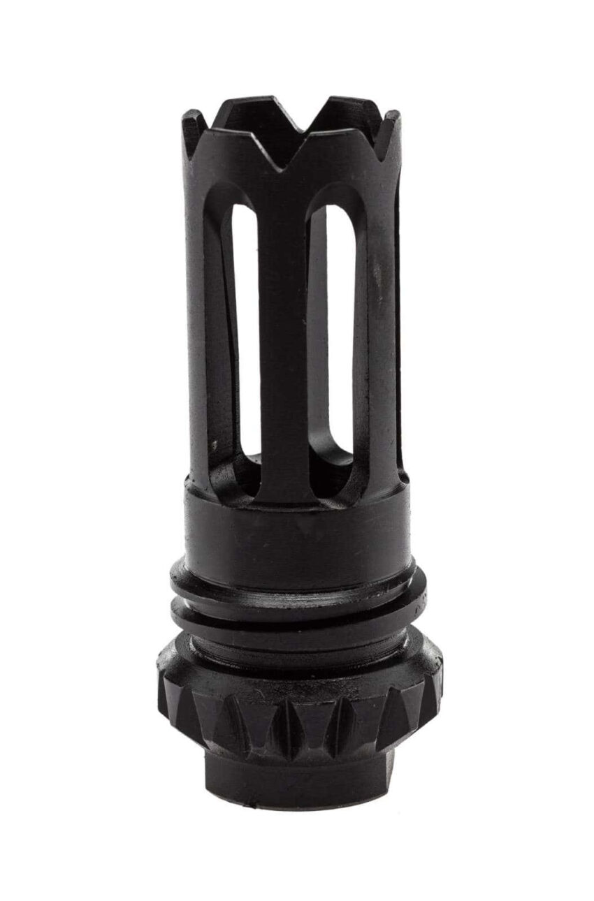 Cache flamme acier Airsoft type MK16 14mm CCW - Vue principale