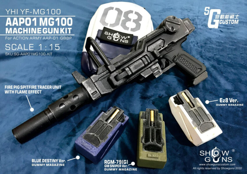 C&C TAC Kit GM 08 MS Team MG100 pour GBB AAP-01 - Vue principale
