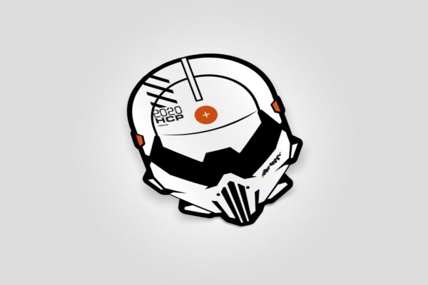 Autocollant MONK 'HCC Mask' – Image 2