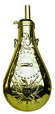 Poire à poudre Zouave en laiton cal. .58 - Vue principale