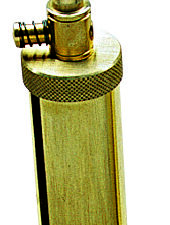 Poire à poudre tubulaire luxe avec valve calibre .44