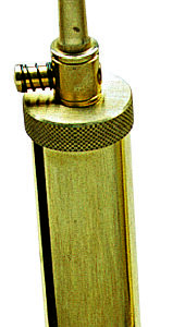 Davide PEDERSOLI & C - Poire à poudre tubulaire luxe avec valve calibre .44 - accessoires poudre noire