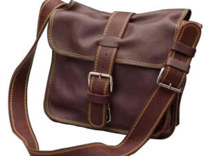 Musette de chasse en cuir Pedersoli