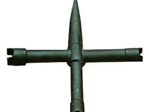 Clef démonte cheminée Pedersoli cruciforme universelle