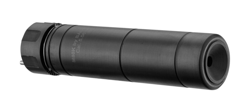 Silencieux SAI M80K cal 5.56 avec fixation QD pour cache flamme A2 - Vue principale