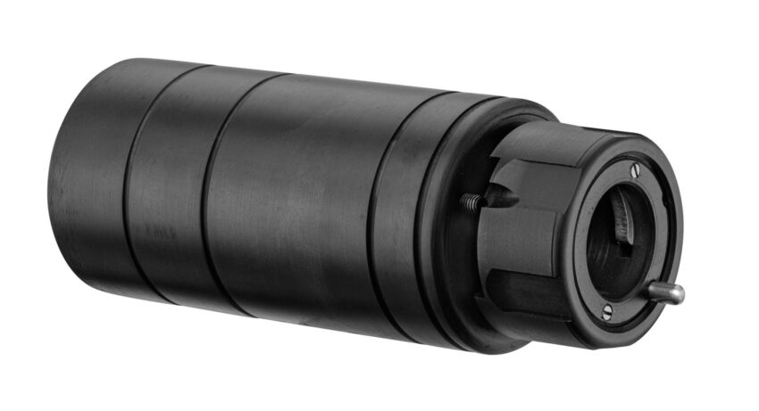 Silencieux SAI M80CQS50 cal 5.56 avec fixation QD pour cache flamme A2 - Vue principale