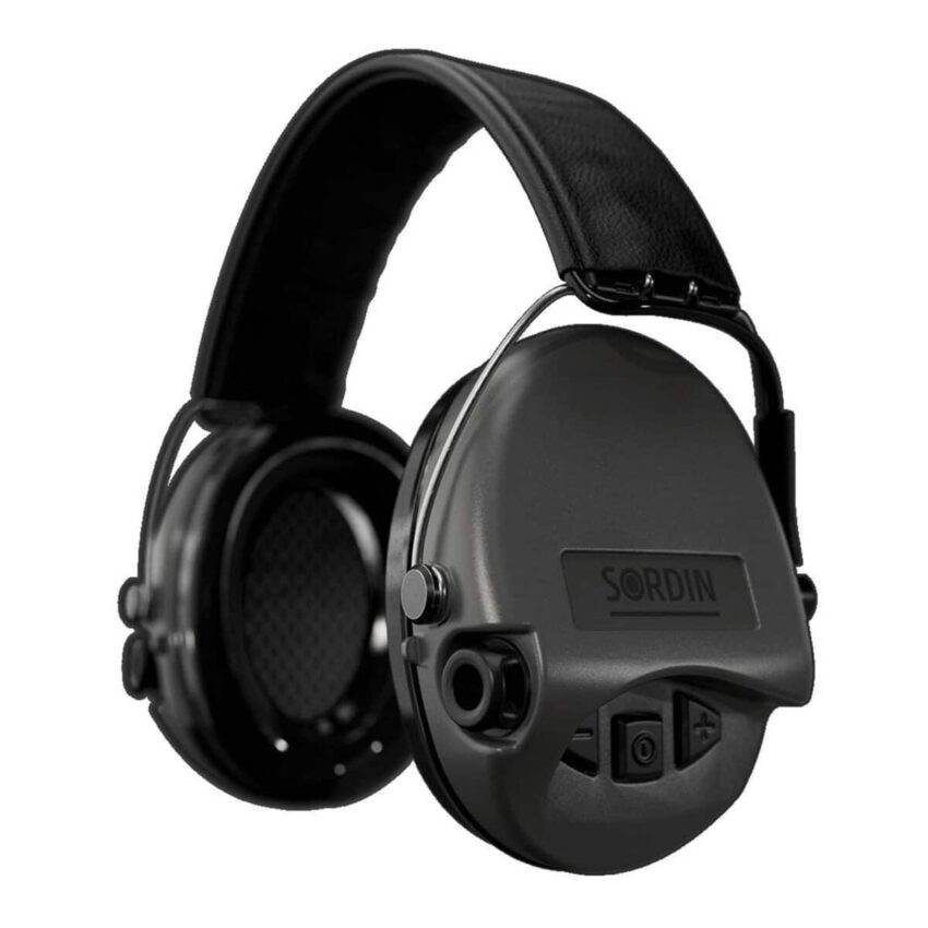 Casque actif SUPREME PRO NOIR – SORDIN + Coussinets - Vue principale