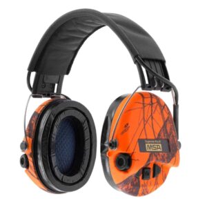SORDIN - Casque audio amplifié MSA SUPREME PRO X Camo Orange - protection auditives, masques & lunetterie