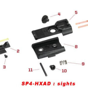 AW CUSTOM - Pièces origine sight pour série HX - airsoft - pièces détachées & upgrades