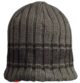 Bonnet Bob Polarfleece réversible vert orange - Vue 1