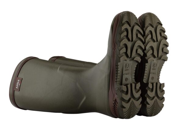 Bottes caoutchouc Parcours II kaki - Aigle – Image 4