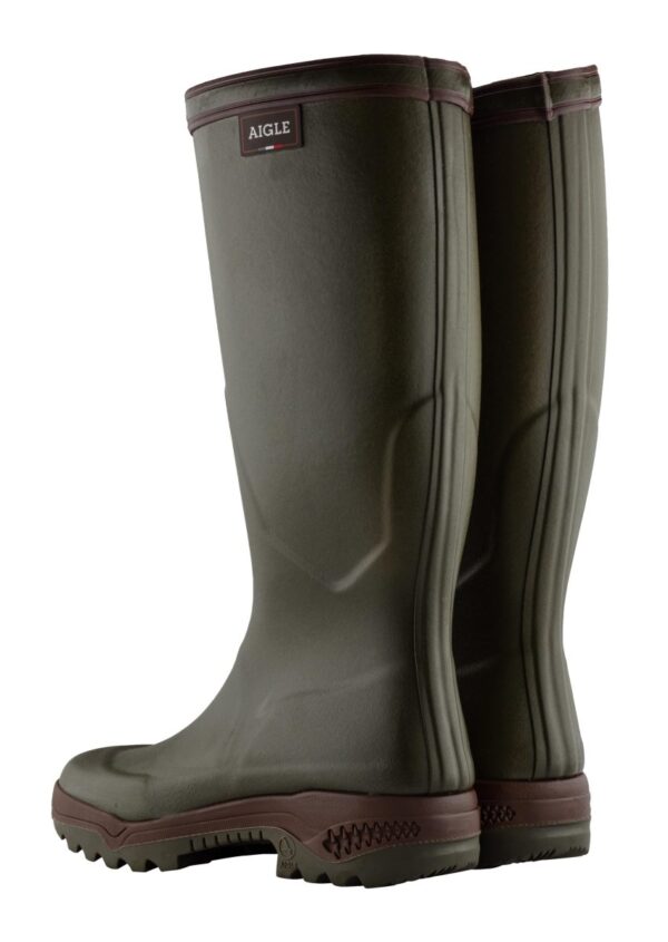 Bottes caoutchouc Parcours II kaki - Aigle – Image 3