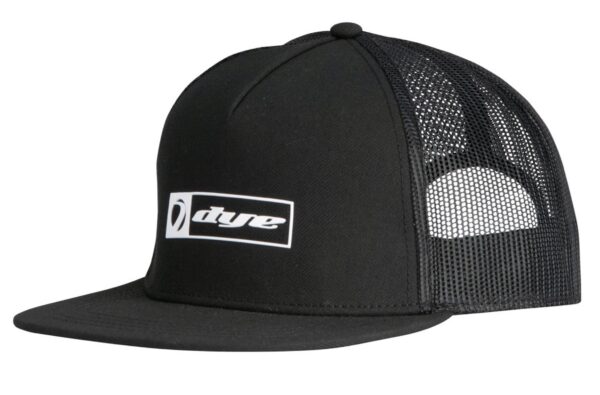 Casquette DYE Hat Squared Trucker Gris/Noir – Image 2