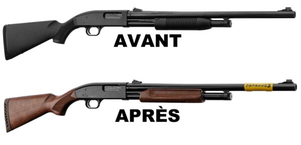 Crrosse bois ATP 6 Mossberg - fusil à pompe M500 – Image 5