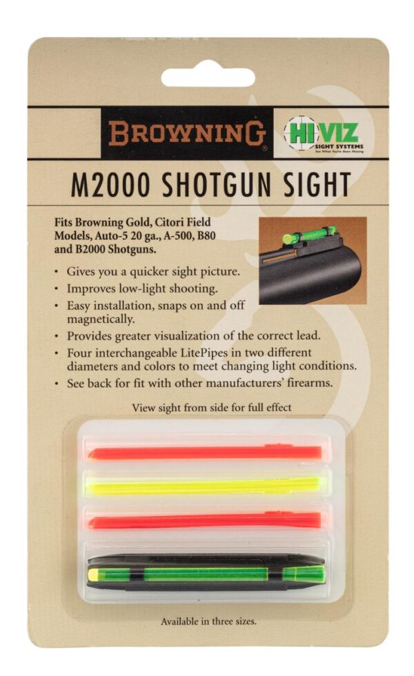 Guidon magnétique M200 - bandes 4,2 à 6,5 mm - Browning Hi-Viz – Image 2