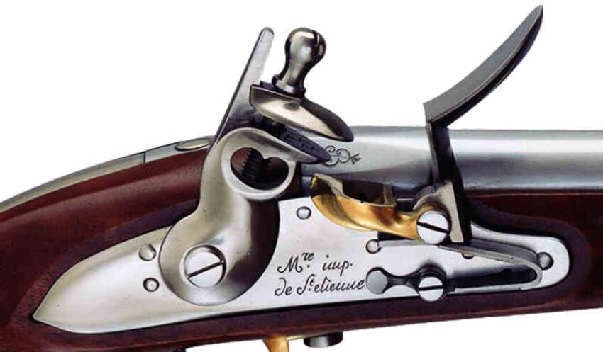 Platine à Silex pour Pistolet An IX - Vue principale