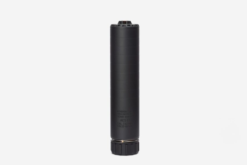 Modérateur de son Acheron ACS E1 – C/7.62 – Filetage M24x1.5 – Noir - Vue principale