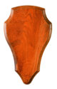 Ecusson Januel en chêne doré pour chevreuil de 300mm x 180mm - Vue principale