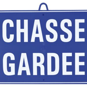 CHASSE GARDE DIM 28 X 20 CM, BLEU