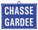 Chasse gardée dim 28 x 20 cm, Bleu - Vue principale