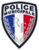 Ecusson brode sur velcro RF Police Municipale GM - Vue principale
