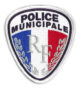 Ecusson brode sur velcro Police Municipale MD - Vue principale