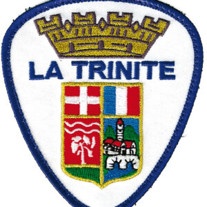 Ecusson brode sur velcro personnalise nom de la ville