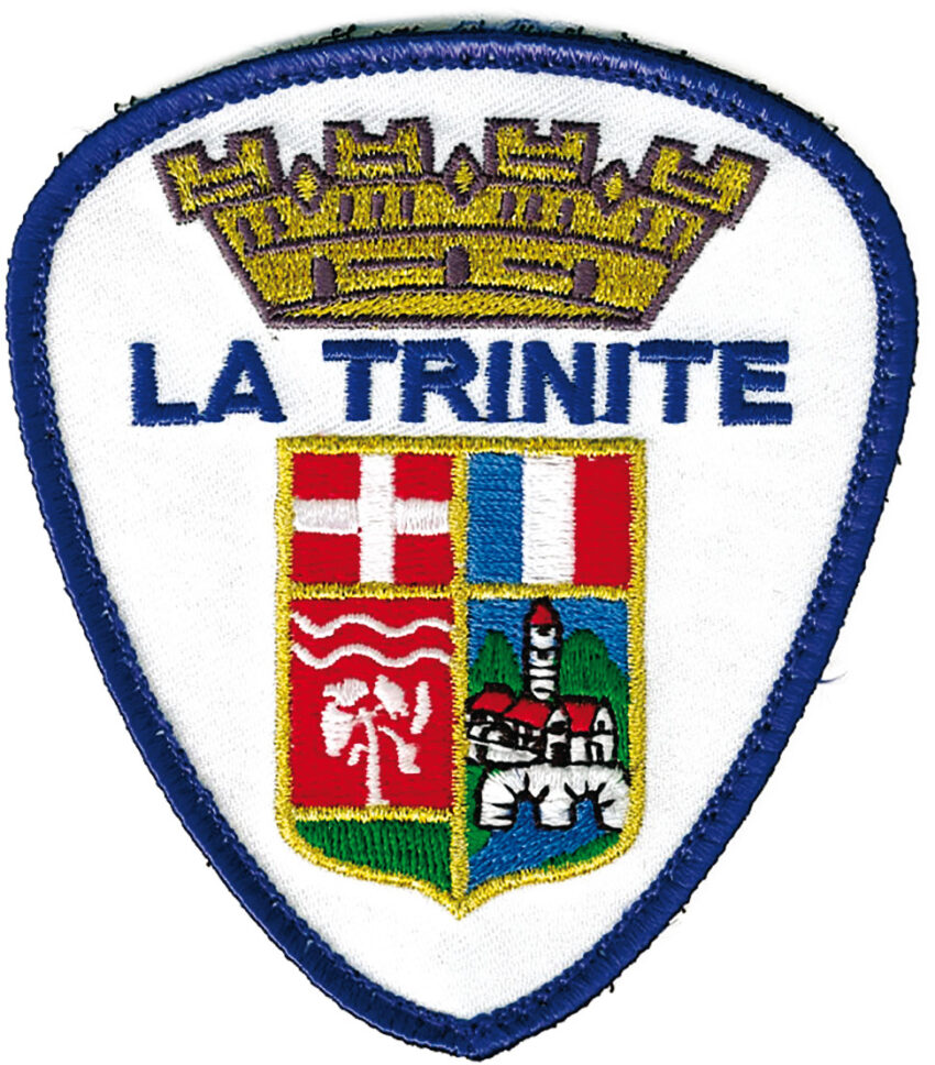 Ecusson brode sur velcro personnalise nom de la ville - Vue principale