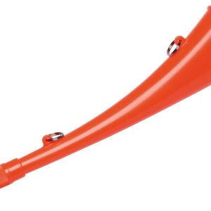 Corne plastique Rouge fluo 22 cm
