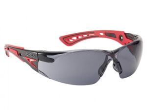 Lunettes Bollé Safety rush+ Oculaires fumés platinum