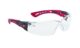 Lunettes Bollé Safety rush+ Oculaires Incolore platinum - Vue principale