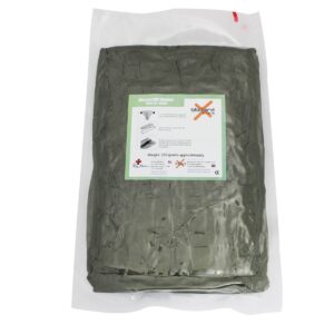 Couverture de survie 2 couches ems Blizzard - Verte - emballage plat