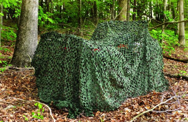 Filet de Camouflage Camosystems basic - 3M x 1,4m - Marron/Vert – Image 2