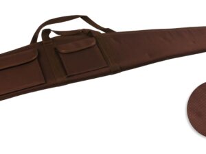 Etui Carabine toile Marron 2 Poches long 120 cm
