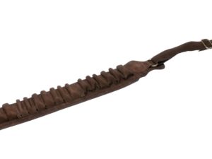 Cartouchière croute velour doublé Marron 20 tubes