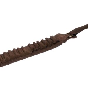 Cartouchière croute velour doublé Marron 20 tubes