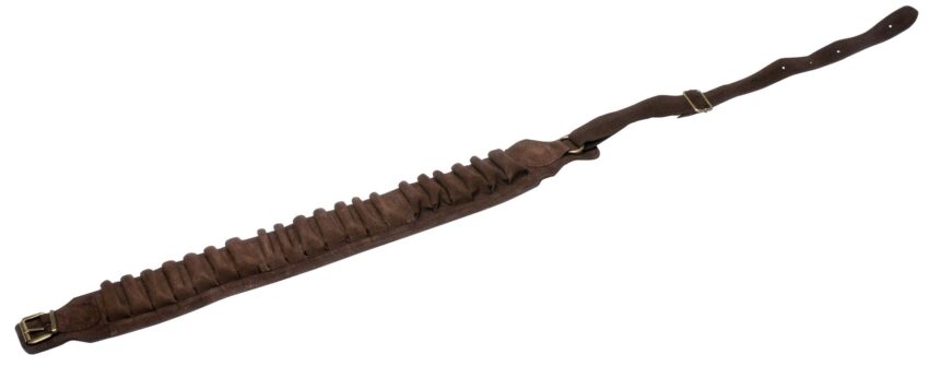 Cartouchière croute velour doublé Marron 20 tubes - Vue principale