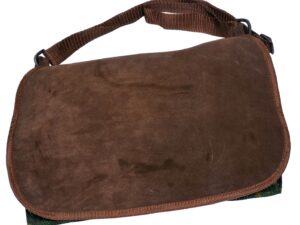 Carnier croute velours 1 Poche, 1 filet