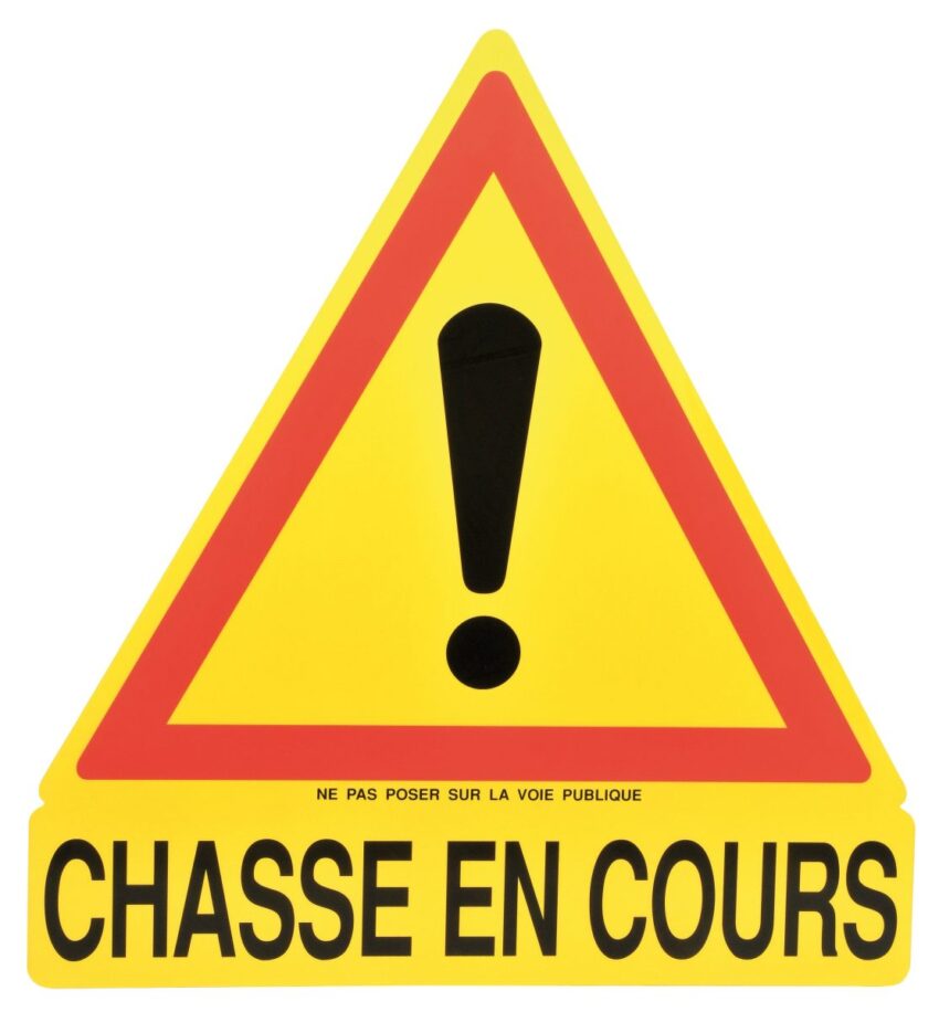 Chasse en cours triangulaire dim 86 x 86 x 74 cm - Vue principale