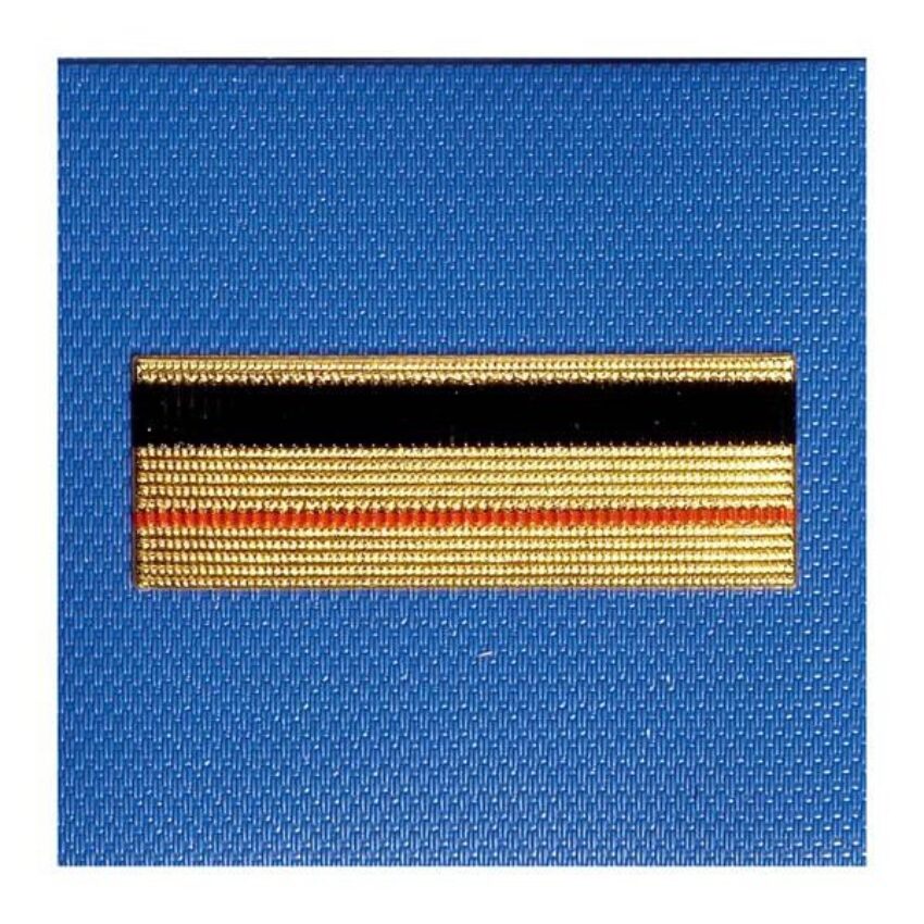 Grade velcro tissu 5×5 brigadier chef principal - Vue principale