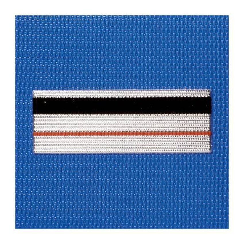 Grade velcro tissu 5×5 chef de Police - Vue principale