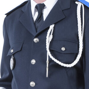 Cravate à clip polyester marine