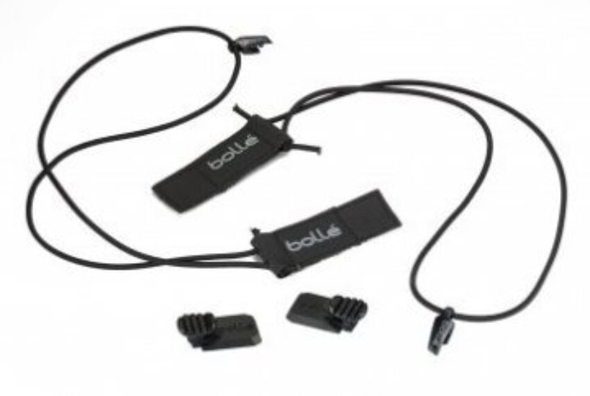 Fixation elastique Bollé avec scratch Noir pour combat - Vue principale